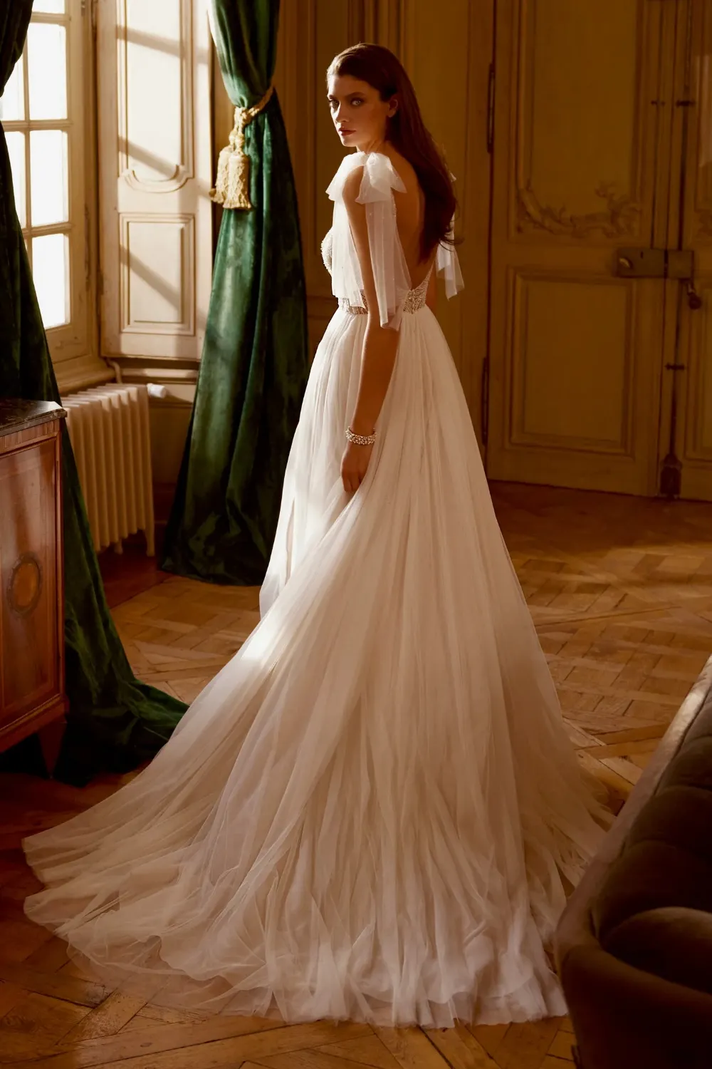Robe de mariée Princesse avec manches légères – Image 3