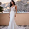Robe de mariée Princesse coupe près du corps