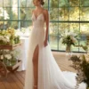 Robe de mariée avec body en guipure