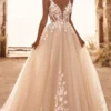 Robe de mariée doux blush