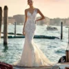 Robe de mariée sirène en tulle