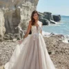 Robe de mariée trapèze Sexy